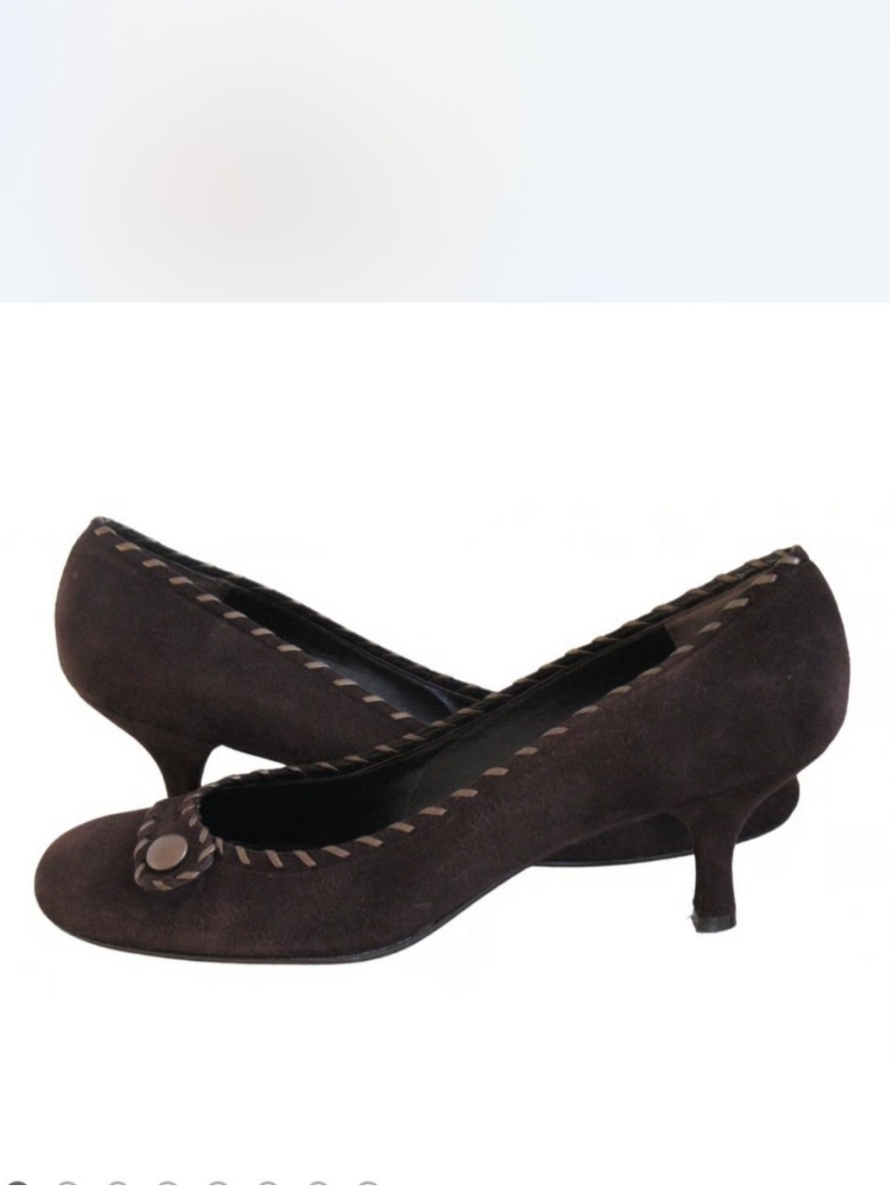 STUART WEITZMAN Brown Suede Heels
